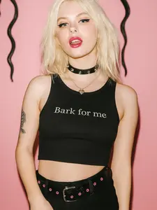 Bark For Me Tank Top Baby Tee, Bark For Me Shirt, Gift For Her, Summer Tank Top, Couples Girfriend