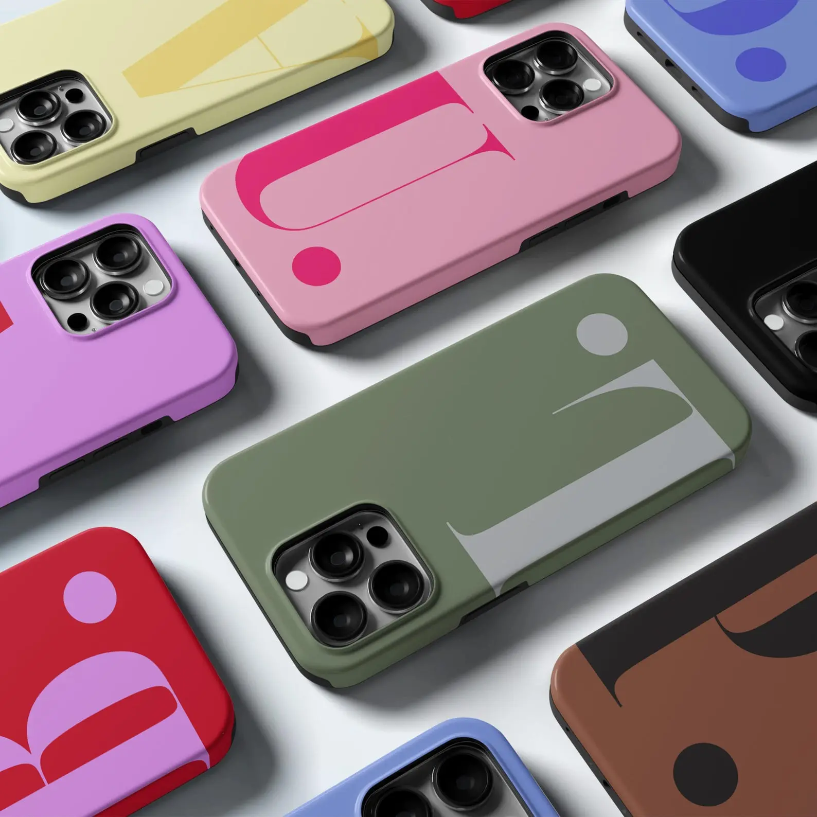 Personalized Initial Phone Case: iPhone 11 12 13 14 15 16 17