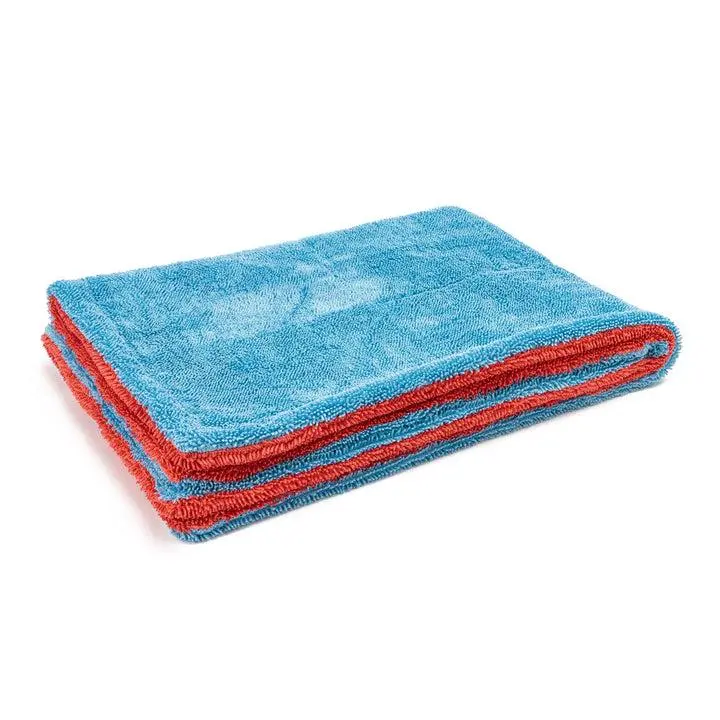 DEXH Dreadnought MAX Microfiber Drying Towel - 20x30in, 1300gsm Triple Layer Twist Pile, Soft Microfiber Cleaning Cloths, Streak-Free Car Detailing Accessory, Professional Detailing Products, Car Wash Essential (26 Singles)