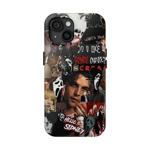 Scream Billy Loomis Phone Case, Horror Movie Aesthetic, Two-In-One Drop-Resistant Mobile Phone Case Protection, Shockproof For IPhone 17-12, Pro Max, Pro Plus, and Samsung S25 24 23 Safety Case