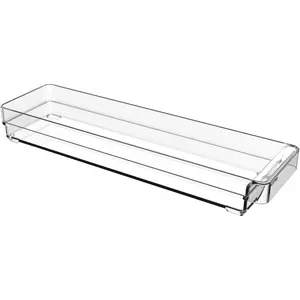 FRIDGE FREEZER ORGANIZER BINS STORAGE BOX CONTAINERS BPA-FREE DRAWER ORGANIZERS for REFRIGERATOR FREEZER and PANTRY CLOSET (1, Small Fridge Bin)