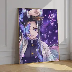 [No Frame] Anime Demon Slayer Poster, Shinobu Wall Art, Home Decor
