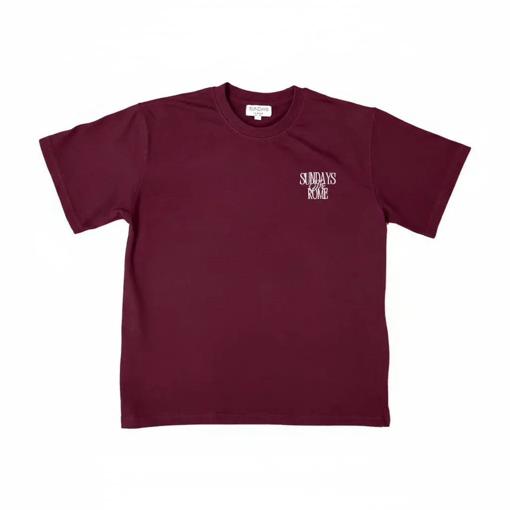 Sundays in Rome Chianti Classic Crew Tee - Embroidered - Roman Wine Collection