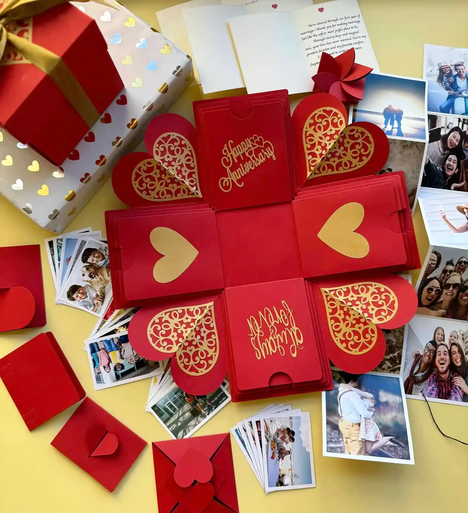 Anniversary Explosion Gift Box | Red Xplosion Box