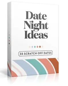35 Scratch Off Date Night Ideas, Couples Gifts for Him, Her, Girlfriend, Boyfriend, Wife or Husband - Women or Men Anniversary Card Game, Spice it up!!!