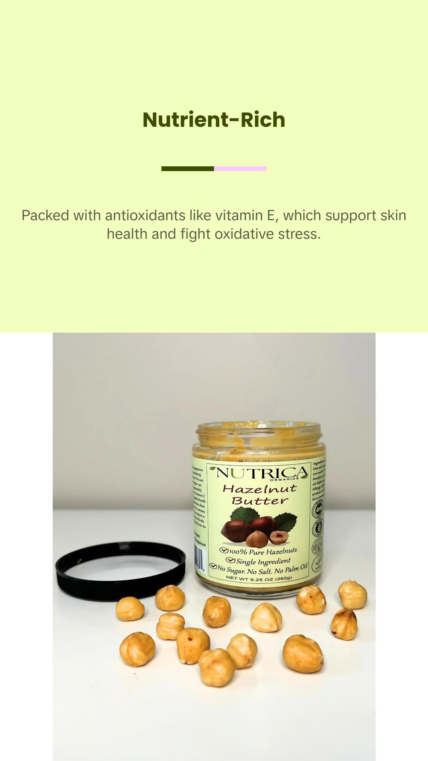 100% Natural Hazelnut Butter