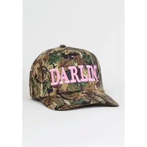 NEW!! DARLIN Trucker Hat in Camo/Pink