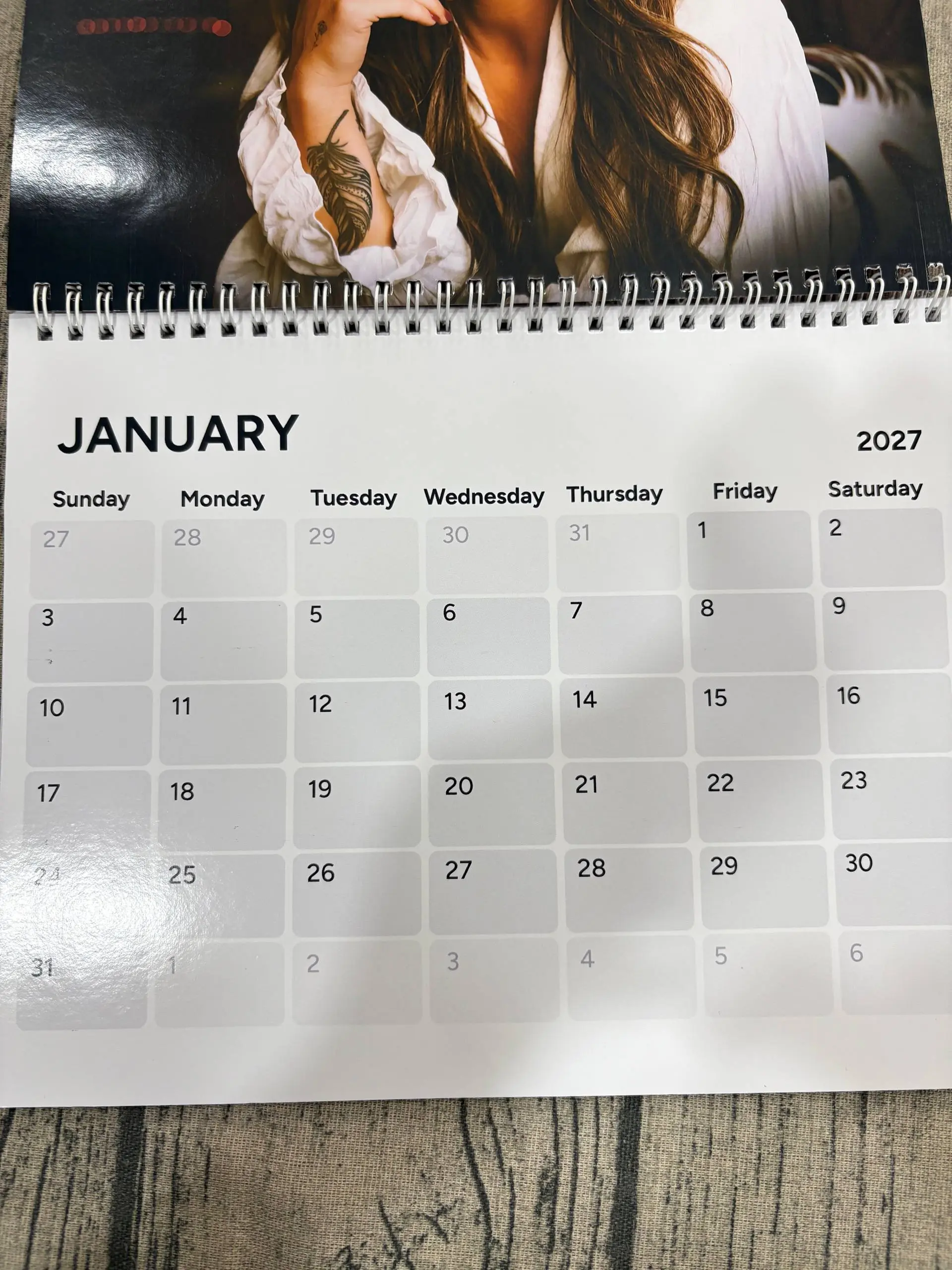EIIa IangIIey Calendar v3  2027 , Vintage EIIIa IangIIey Country Music Calendar