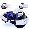 Head Strap Compatible with Meta Quest 2/Quest 3,Elite Strap Replacement for Enhanced Support, VR Headset Accessories Head Strap with Double Knob Adjustable Comfort, Reduce Pressure, White/Black