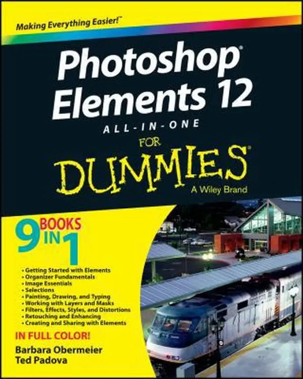 USED-Photoshop Elements 12 All-in-One for Dummies by Barbara Obermeier (Paperback)
