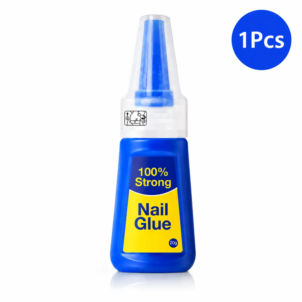 401 Nail Glue, 1 or 2 Piece, High Strength/Waterproof/Fast Drying, Easy to Use, Strong Bond