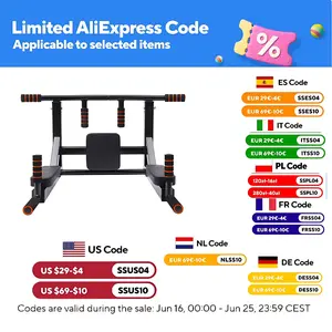 Wall Mount Pull-up Bar & Dip Station