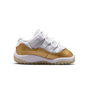 Toddler's Jordan 11 Retro Low "Mother's Day" White/MTLC Gold (645107 102)