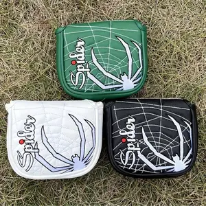 Magnetic Closure Golf Club Head Cover - Waterproof And Durable Material, Square Protector For Push Rod And Wooden Shaft