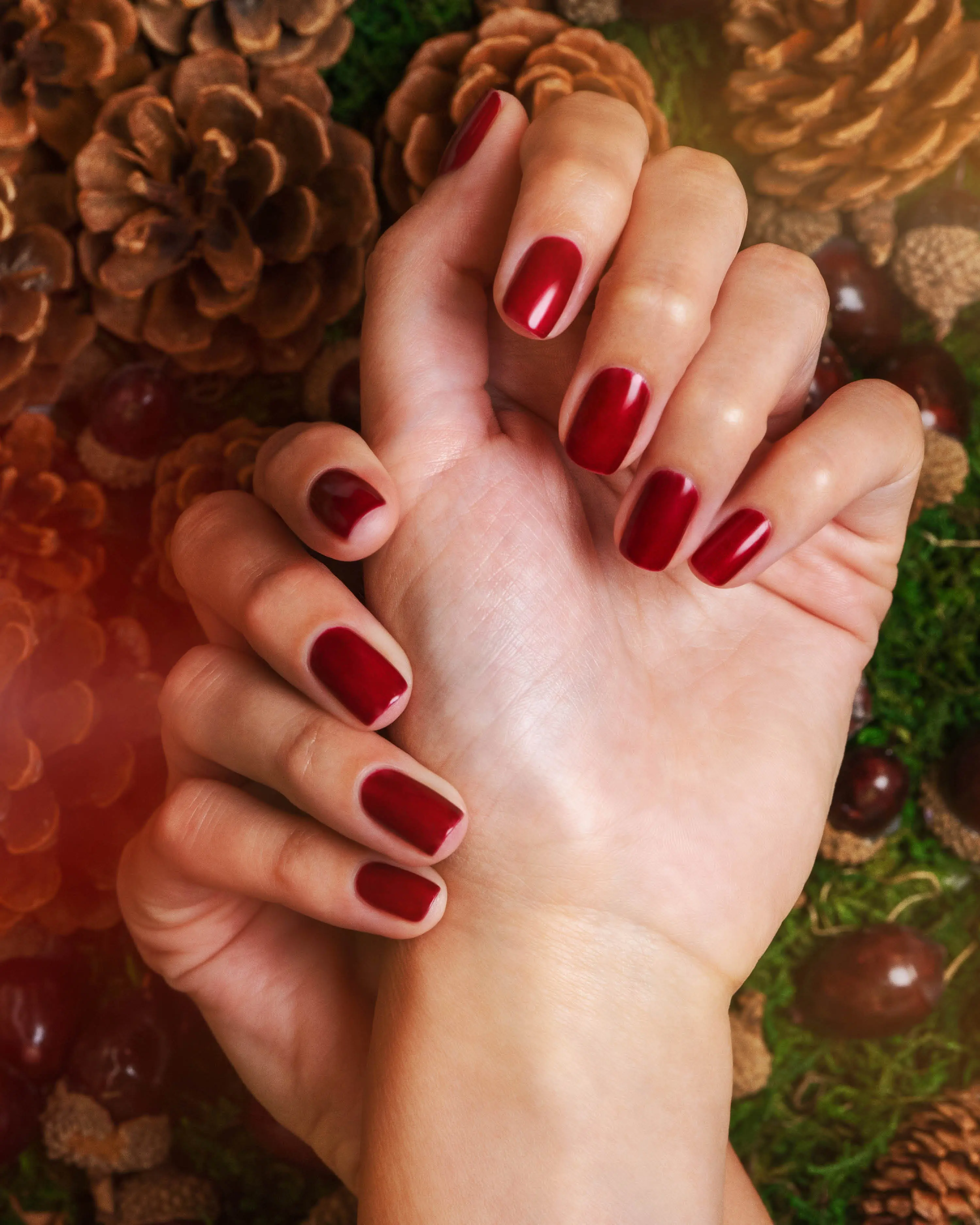 Morgan Taylor I'm So Hot - Burgundy Shimmer, Professional Lacquer, Vibrant, Chip-Resistant, Fast-Drying, Long-Lasting, High-Shine, Perfect for Manicures & Pedicure, 15mL.