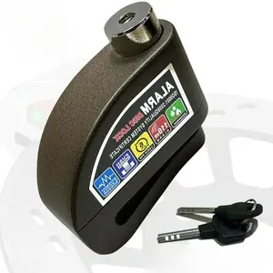 Motorcycle Scooter Disc Brake Lock Anti-theft Waterproof Security Alarm Protection with Keys for Enhanced Vehicle Safety