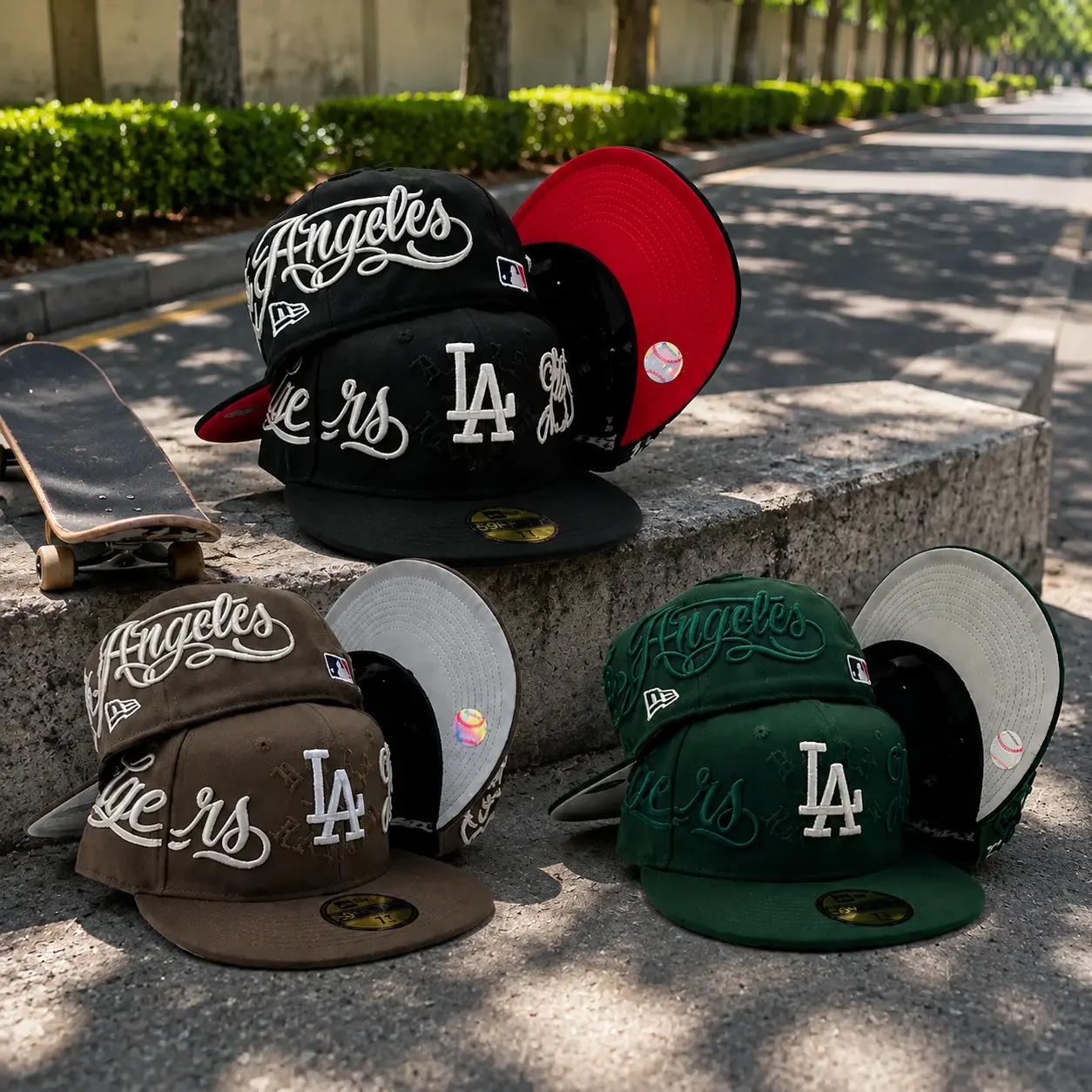 New Era Los Angeles Dodgers Born x Raised 59FIFTY Fitted Cap – Premium Embroidered MLB Baseball Hat