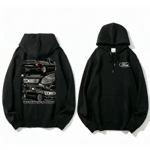 Vintage F150 Pickup Truck Graphic Hoodie & T-Shirt, Unisex Casual Daily Wear, Ideal For Truck Enthusiasts, S-3XL TikTok Shop Deals