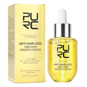 50ML PURC Hair Growth Oil PURC Hair Density Oil Anti Hair Loss Oil Open hair follicles Fast Growing with 2% KOPYRROL, GINGER ROOT & BIOTIN, made with South Korean Ingridients