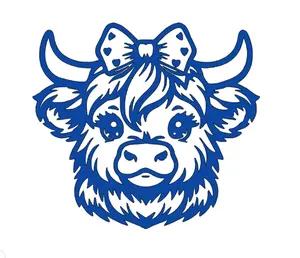 Highland Cow Decal/Sticker for Car Truck SUV Home Decor Cell Phone Laptop Accesssories Car Vehicle Decoration