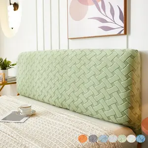 Bedside Protector Cover, Simple Design, Elastic Fiber, Fits Various Headboards, Enhances Bedroom Style, Christmas Gift