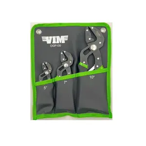 212 MAIN Orca Grip Universal Plier Set - 3 Pieces, Auto-Adjust, Hex Gripping, Locks Closed, Quad-Layered (Fishing & Outdoor Leisure Equipment)