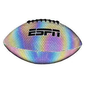ESPN Holo Junior Football - Durable Construction with Easy-Grip Texture for Youth Athletes - Perfect for Training and Casual Games