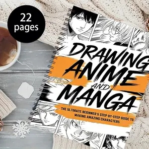 Anime & Manga Drawing Guide Techniques for Beginners, Step-By-Step Character Tutorial, Learn to Draw Anime Characters Easily, Perfect for Art Enthusiasts