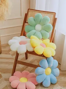Flower Seat Cushion for Bedroom Sofa Chair 15.75"