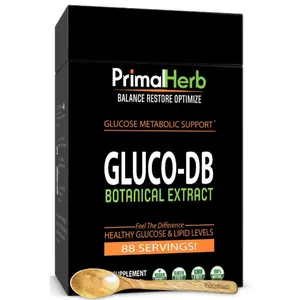 GLUCO-DB: Glucose Metabolic Support - Pure Extract Powder for Optimal Blood Sugar Levels - Supplement, Edible  Dietary Healthcare