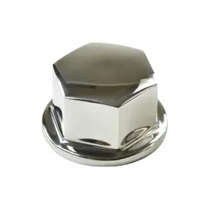 MARINE CITY Steering Wheel Mounting Nut 316 Stainless Steel Mirror Polished Thread 18-5/8 Inch Corrosion Resistant Marine Grade