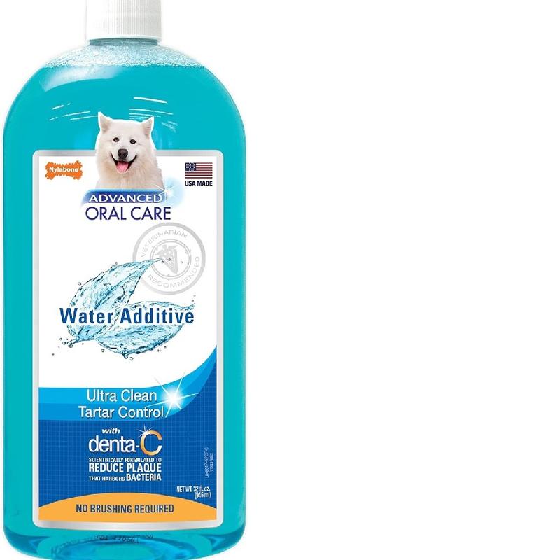 Advanced Oral Care Pet Dental Water Additive, Liquid Tartar Remover & Breath Freshener for Dogs, Dog Teeth-Cleaning, Original Flavor, 32 oz.