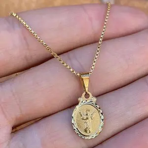 Necklace Pendant Divino Niño 16" Copper Gifts Toddler