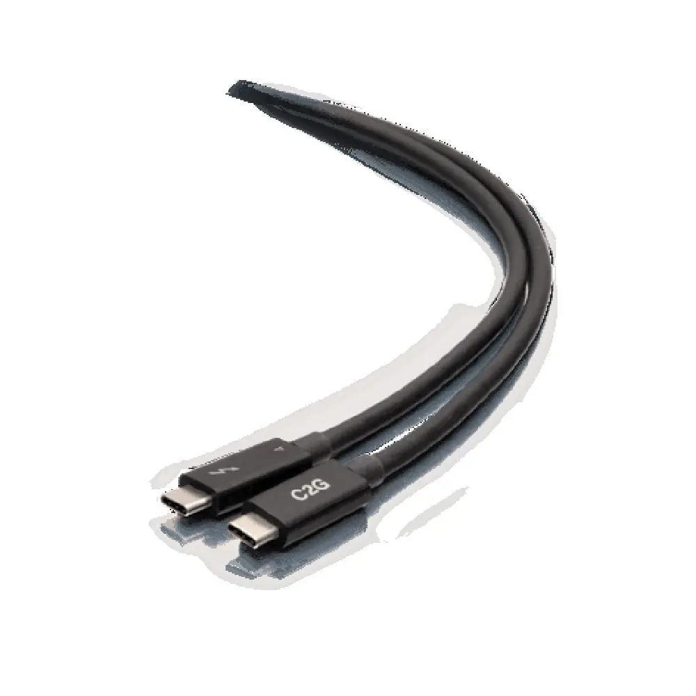C2G 1.5ft (0.5m) Thunderbolt 4 USB-C Cable (40Gbps)