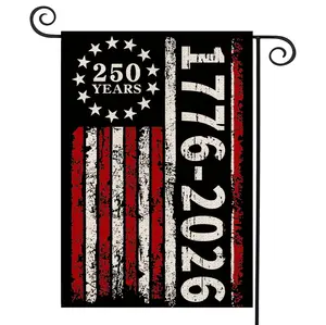 250 Anniversary Usa Garden Flags Decor for Outside, USA 1776-2026 250 Year American Patriotic 4th of July Yard Sign Garden & House Banner, Perfect Decor for Any Occasion