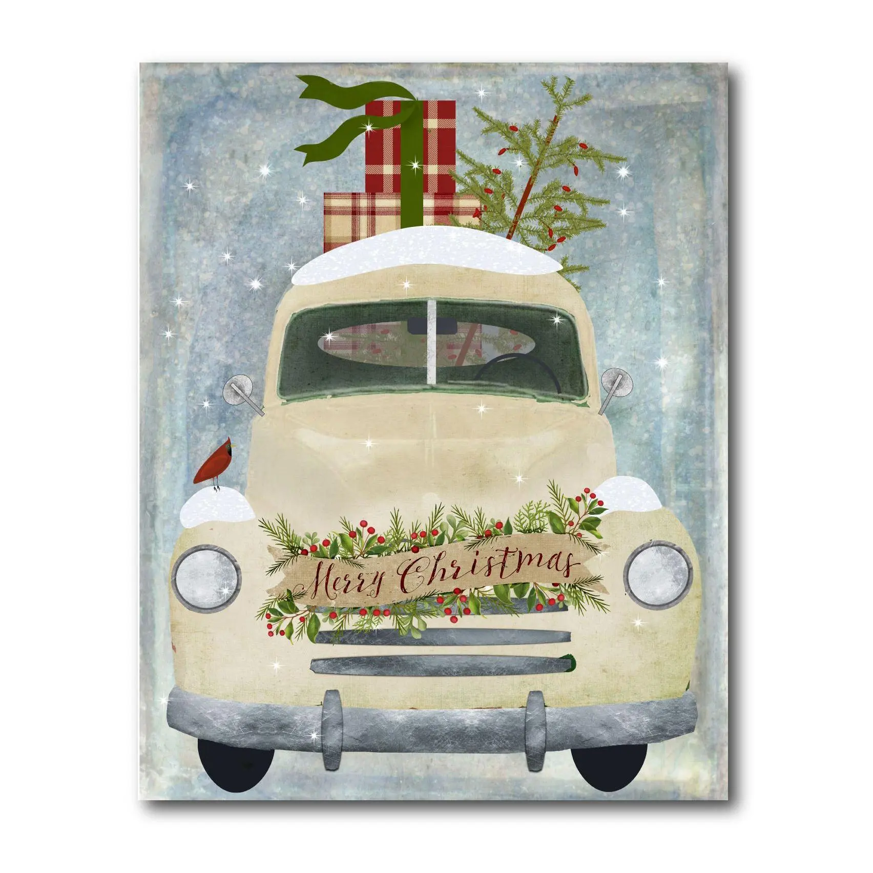 Courtside Market Pickup Christmas 20" x 24" Can vas