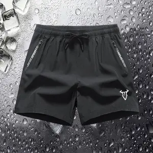 Men’s Active Shorts — Athletic & Casual Menswear with Elastic Drawstring Waist, Zip Pockets, Smooth Black Workout Shorts  tiktok shop deals