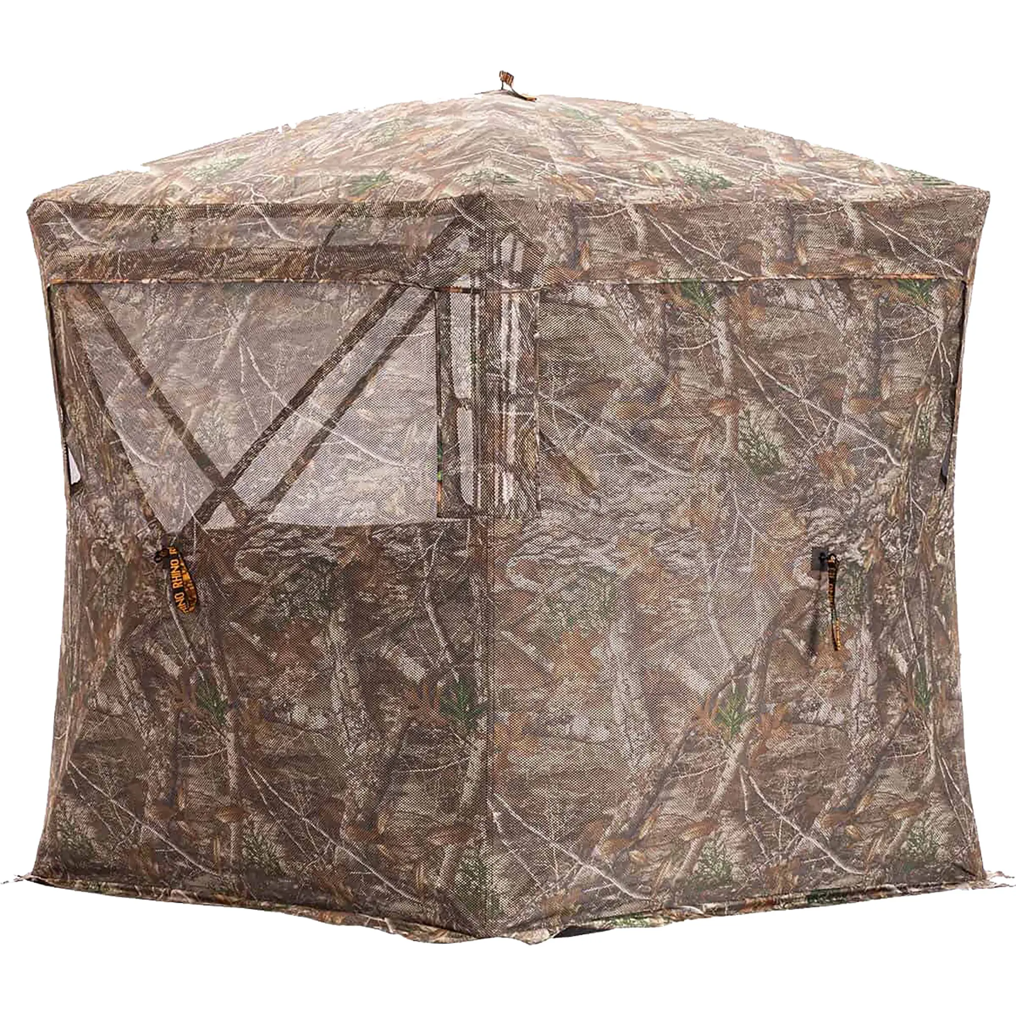 Rhino 270 Hunting 3-Person See-Through Blind - Realtree Edge