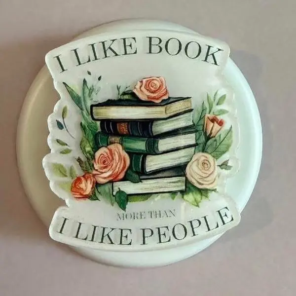 MagSafe Book-Themed Popsocket, Phone & Cellphone Holder for Secure Grip & Easy Handling