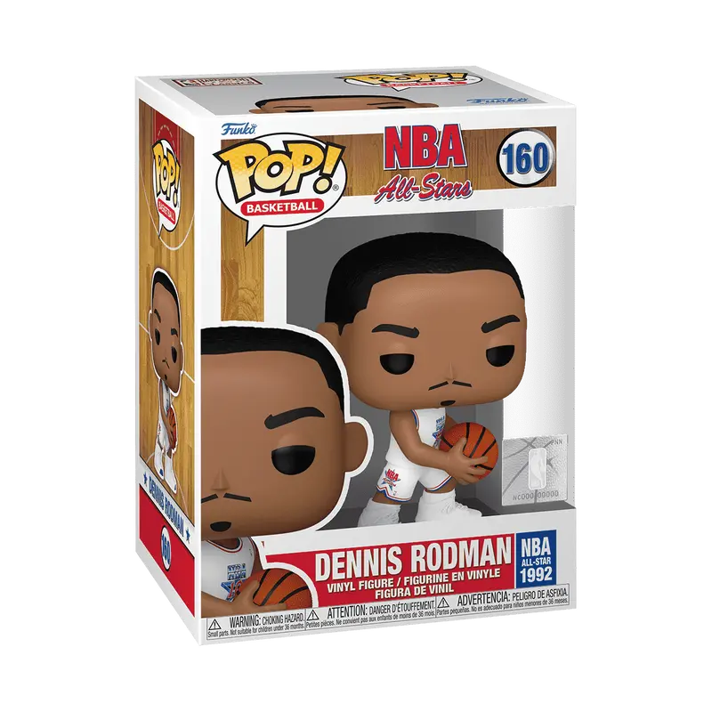 Funko Pop! NBA - Dennis Rodman in 1992 All Star Uniform #160 Collectible Pop Vinyl Figure