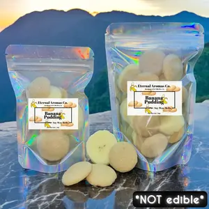 Banana Pudding Wax Melts | Vanilla Wafer Wax Melts | Banana Wax Melts | Soy Wax Melts | Candle Decor Decoration Freshener autumn aromas homefragranceproducts nontoxic Made-To-Order