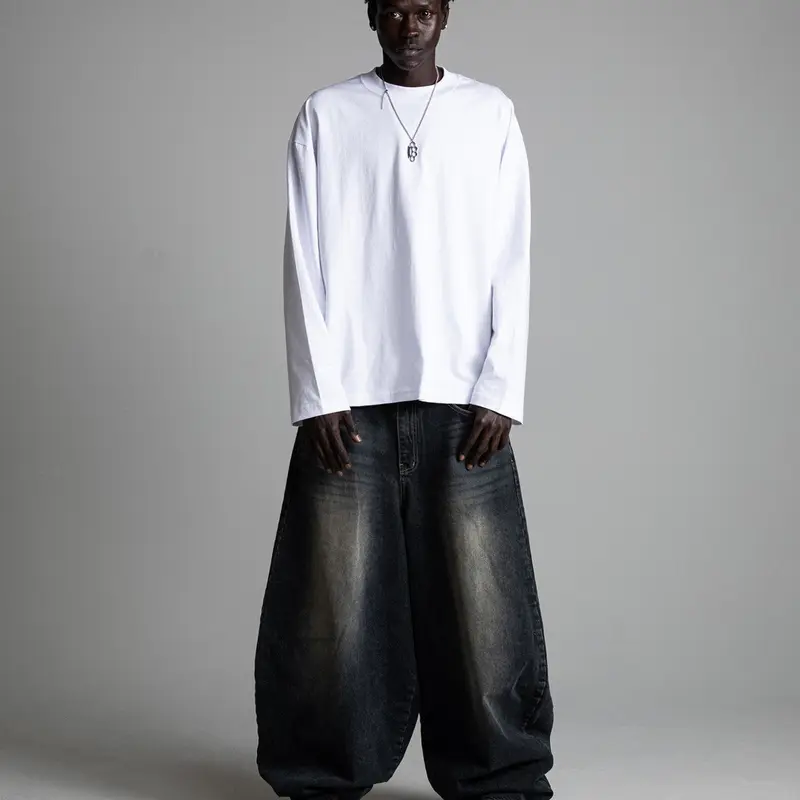 Oversized Long Sleeve Streetwear Round Neck