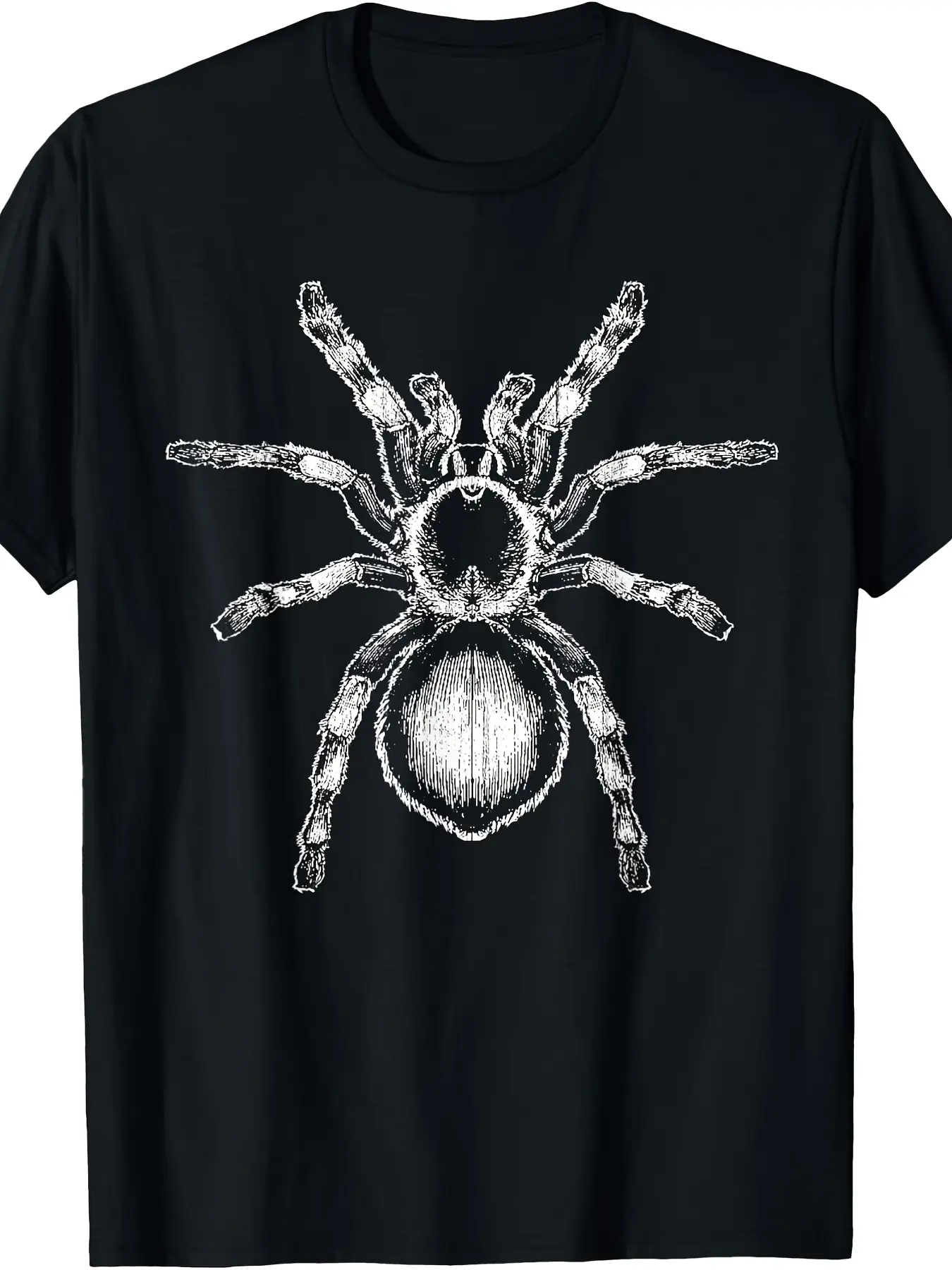 Tarantula Huge Spider Phobia Halloween Costume Ara unisex soft cotton short sleeve t shirt, vintage graphic casual tee for men women teens, perfect birthday holiday gift for camping travel gym daily street  wear