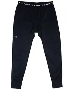 Hawx Men's Mid-Weight Base Layer Thermal Work Pants - Blk