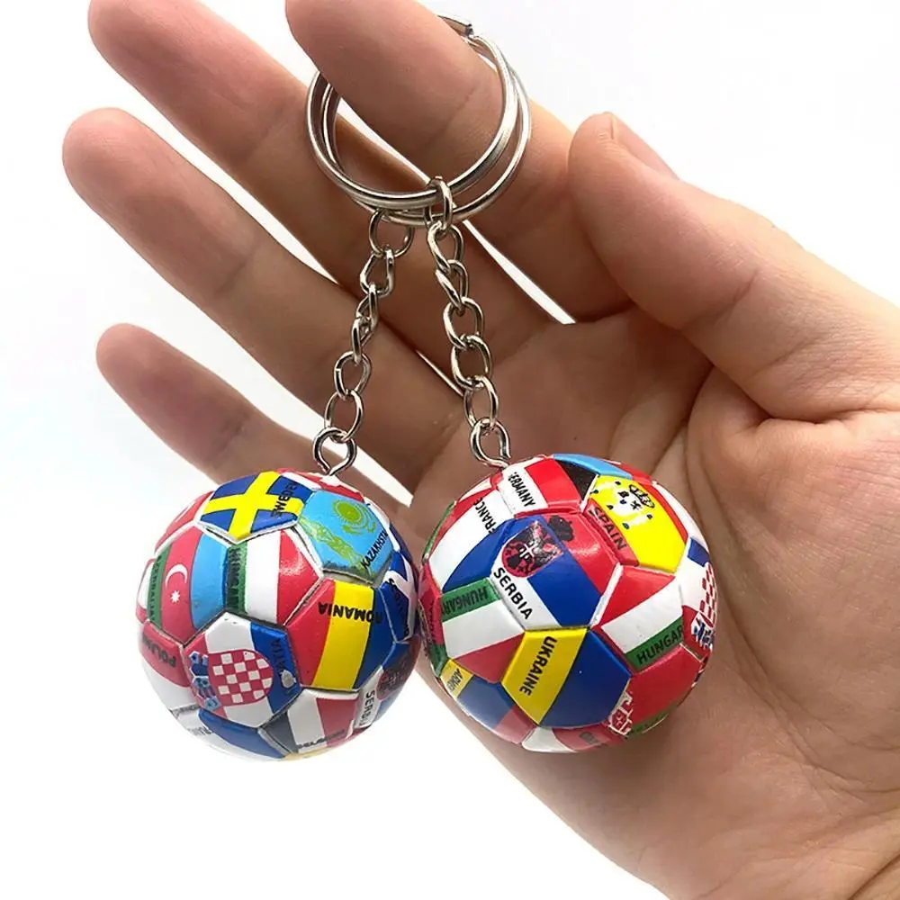 PVC Football Keychain Ornaments Business Volleyball Beach Ball Sport For Players Student Sports Souvenirs Competition Prizes
