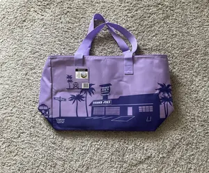 Trader Joe's Large Insulated Bag Lavander