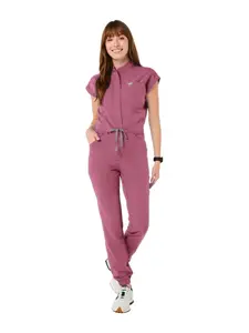 Hand Wash Clothes Jumpsuit Set High Quality Pet Operating Room Medical Workwear Work Uniform Set Bat Sleeve Womens