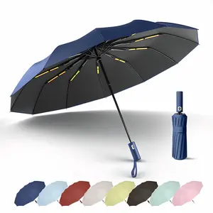 24-bone Reinforced Umbrella, Fully Automatic Umbrella, Anti-UV Sunscreen Umbrella, Sunny and Rain Dual-use Umbrella, Lightweight Waterproof Umbrella