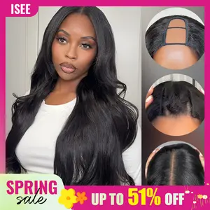 【Upgraded】ISEE HAIR Body Wave & Butterfly Cut Layer Human Hair U Part Wigs Real Scalp Beginner Friendly Natural Color For Women #TikTokShopSpringGlowUp