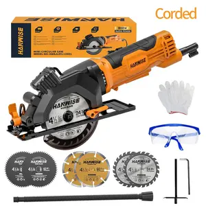 【DealsForYouDays】The Mini Circular Saw Is Suitable For Cutting Soft Metals, Wood, Tiles, Drywall, And Plastic. Portable Circular Saw, Compact Cutting Tool, Portable Tool Design, Precise Blade, High-torque Motor, Men's Gift .